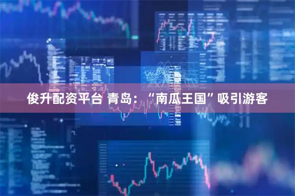 俊升配资平台 青岛：“南瓜王国”吸引游客